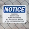 Signmission Warning Do Not Leave Pump Unattended All, 10 in W x Rectangle, Plastic OS-2PACK-NS-P-710-L-18905 - alternate 8